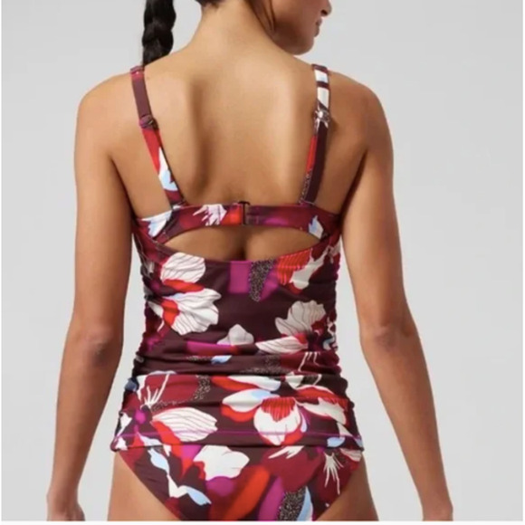 ATHLETA NWT Square Nek Bra Cup Tankini // 32D/DD - Picture 2 of 14